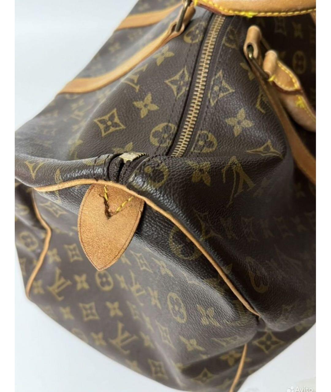 LOUIS VUITTON Коричневая дорожная/спортивная сумка, фото 6