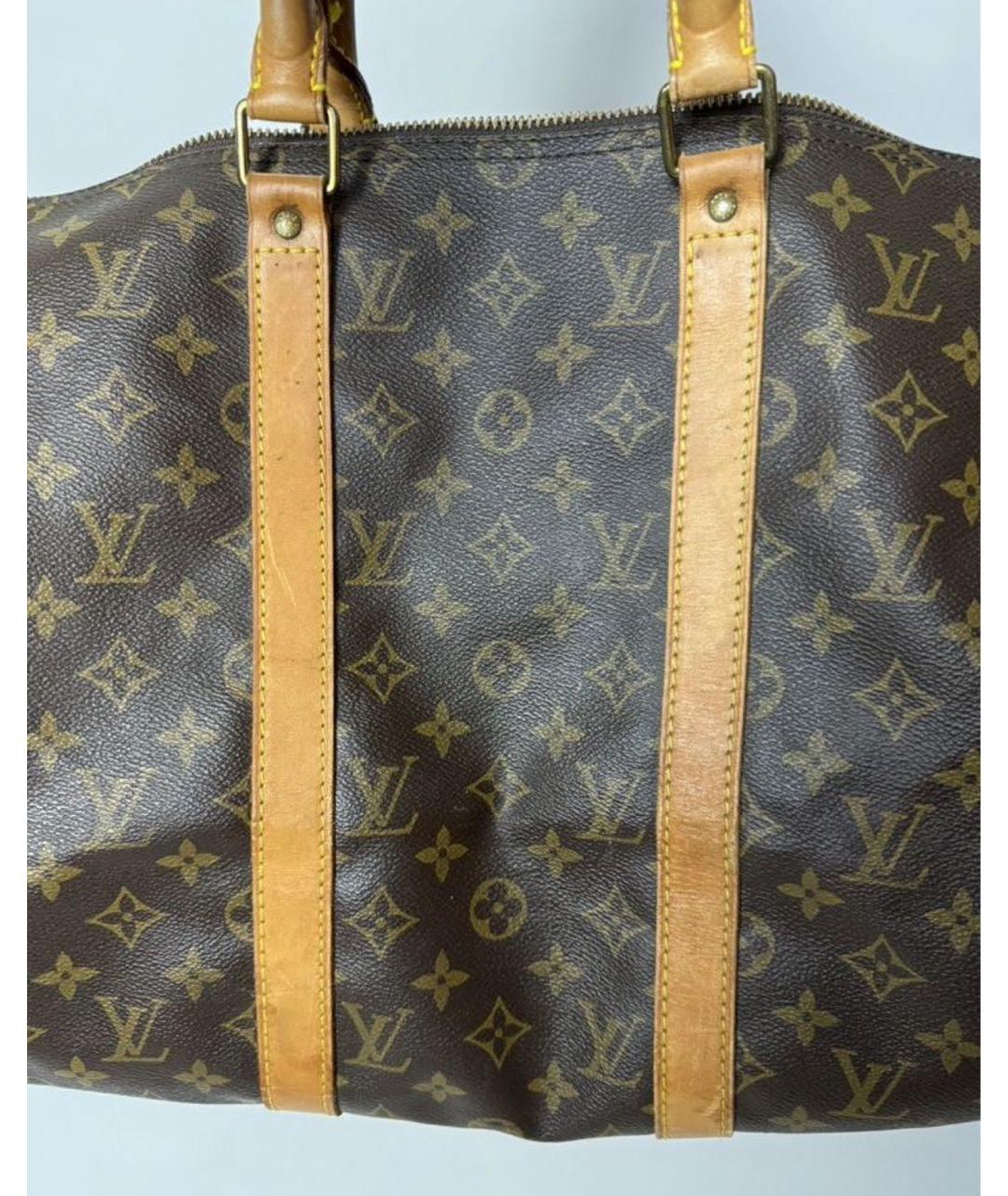 LOUIS VUITTON Коричневая дорожная/спортивная сумка, фото 3