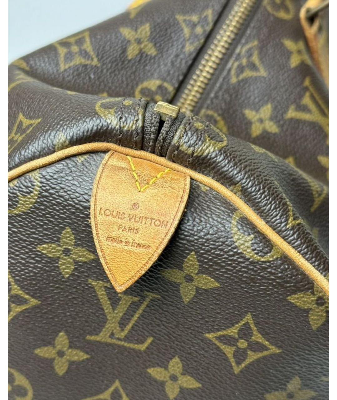 LOUIS VUITTON Коричневая дорожная/спортивная сумка, фото 7