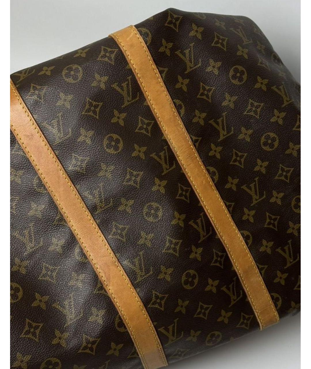 LOUIS VUITTON Коричневая дорожная/спортивная сумка, фото 5