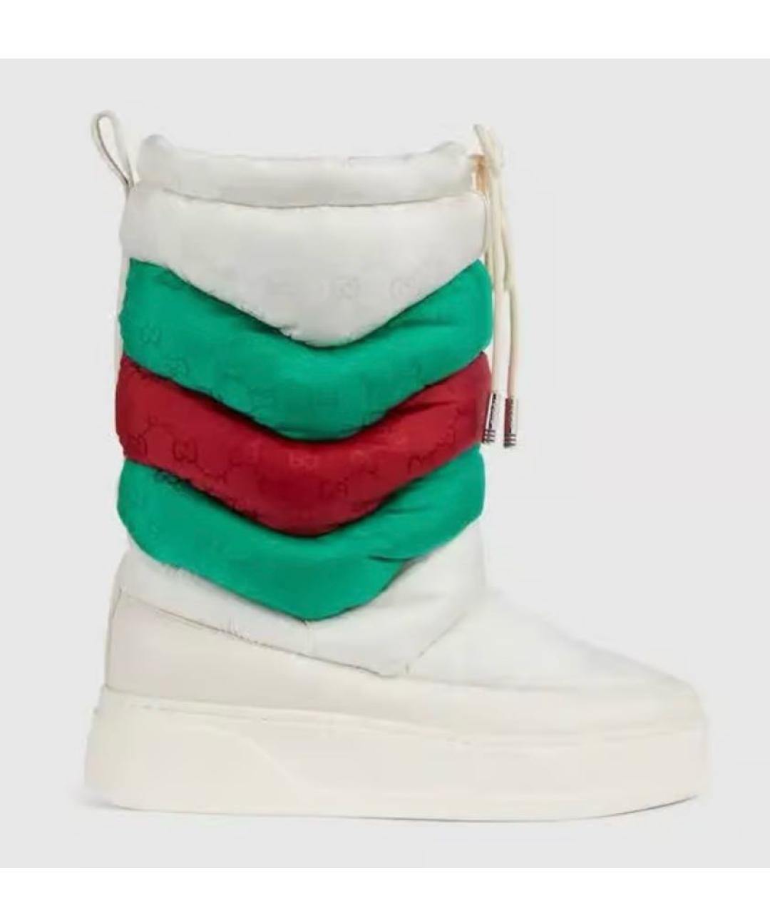 GUCCI Белые синтетические сапоги, фото 4