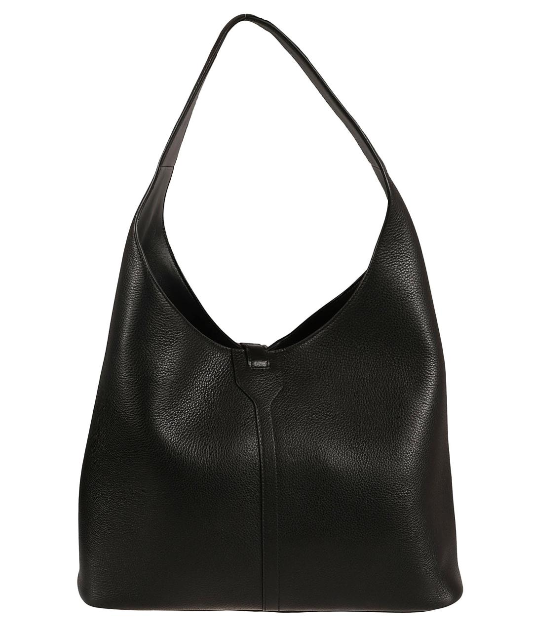 BALENCIAGA Черная кожаная сумка тоут, фото 2