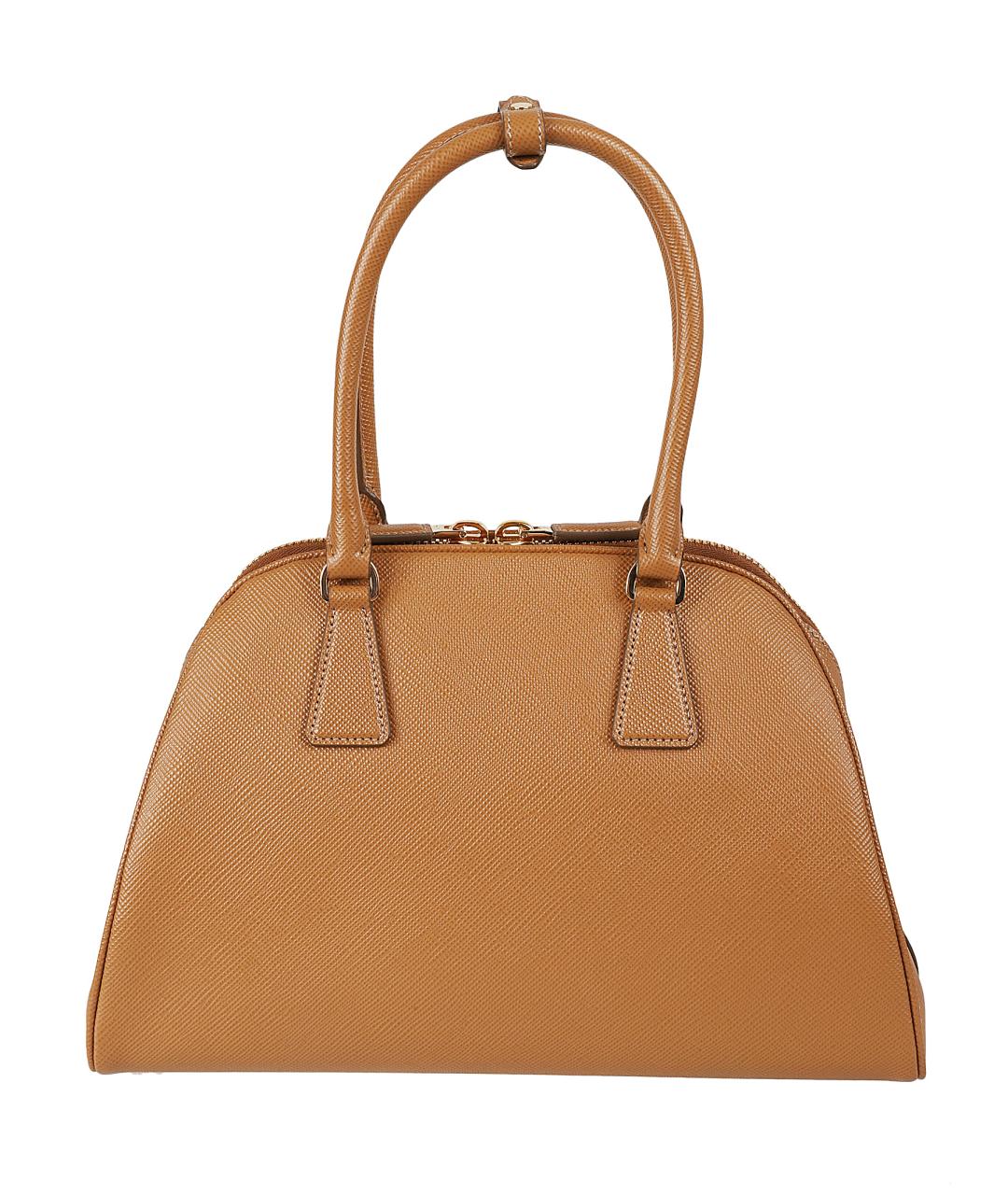PRADA Бежевая кожаная сумка тоут, фото 2