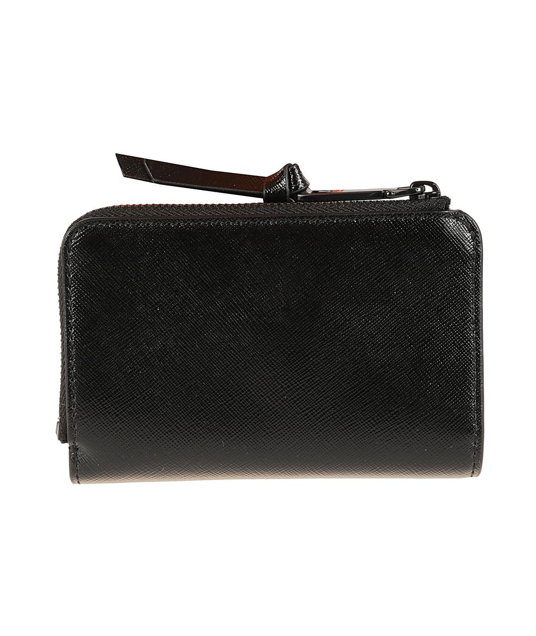 MARC JACOBS Черный кожаный кошелек, фото 2