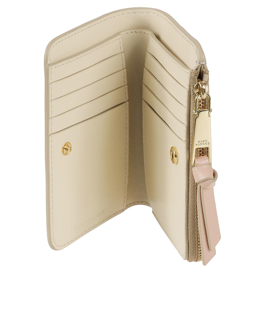 MARC JACOBS Хаки кожаный кошелек, фото 3