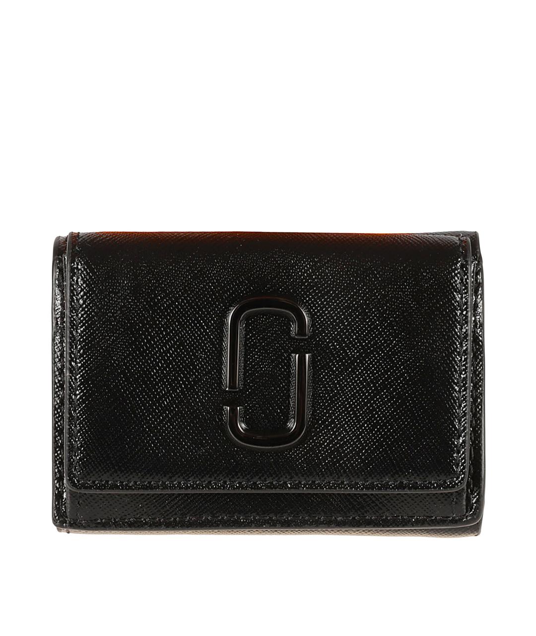 MARC JACOBS Черный кожаный кошелек, фото 1