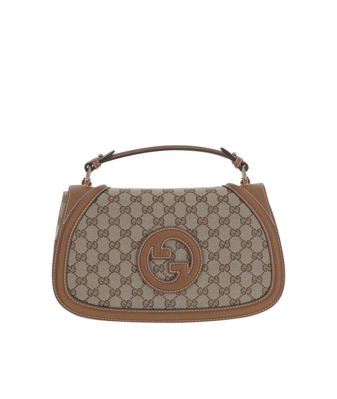 GUCCI Коричневая сумка с короткими ручками, фото 1
