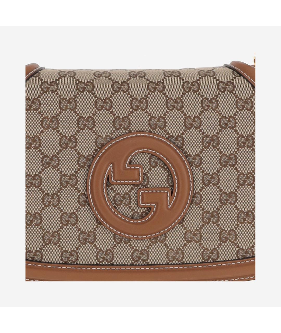 GUCCI Коричневая сумка с короткими ручками, фото 5