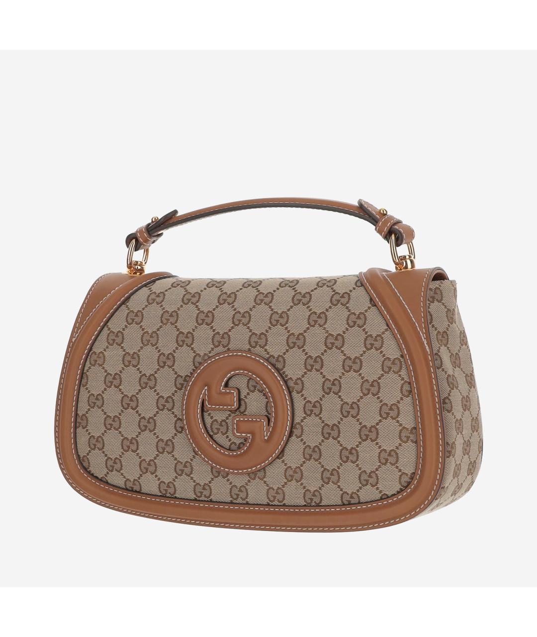 GUCCI Коричневая сумка с короткими ручками, фото 2