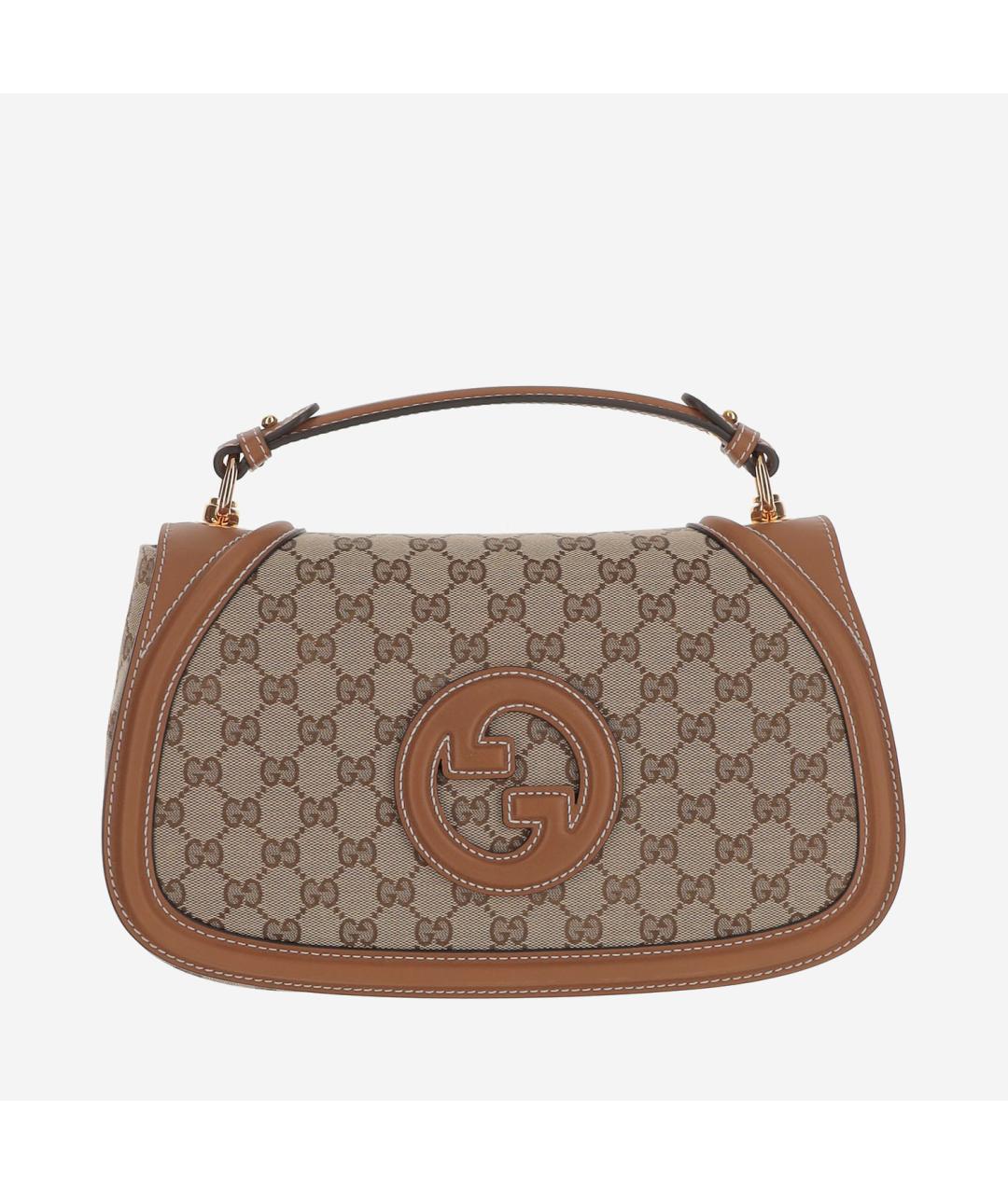 GUCCI Коричневая сумка с короткими ручками, фото 6