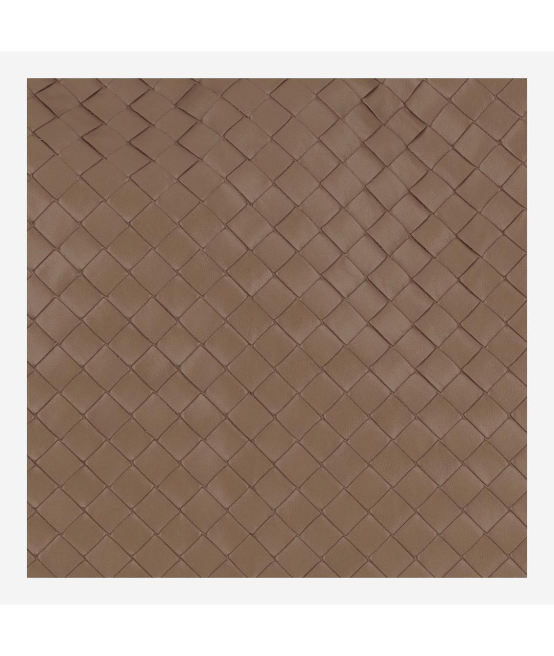 BOTTEGA VENETA Бежевая кожаная сумка через плечо, фото 4