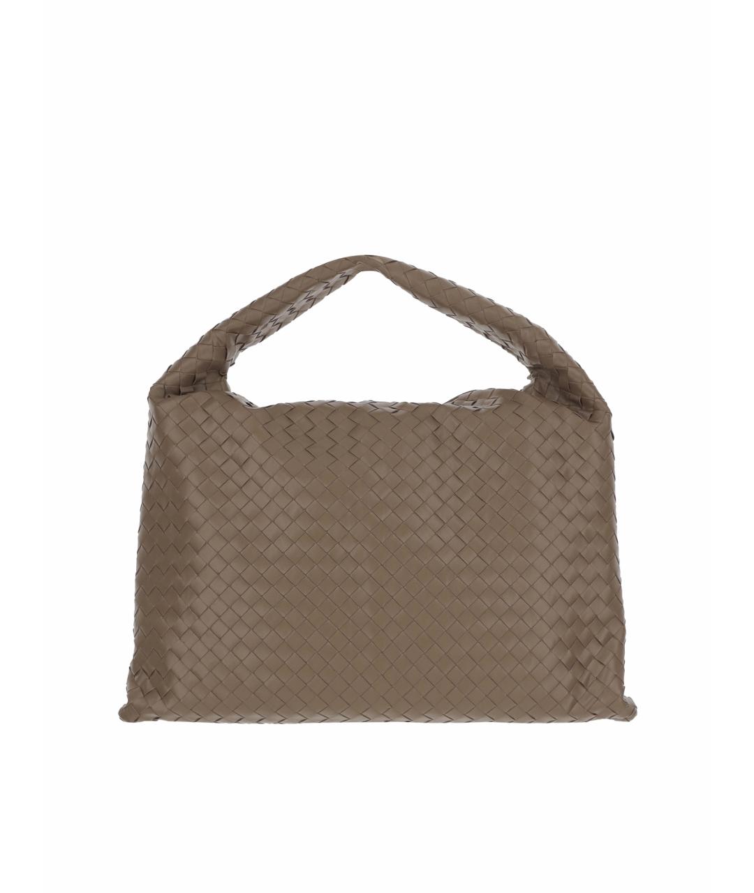 BOTTEGA VENETA Бежевая кожаная сумка через плечо, фото 1