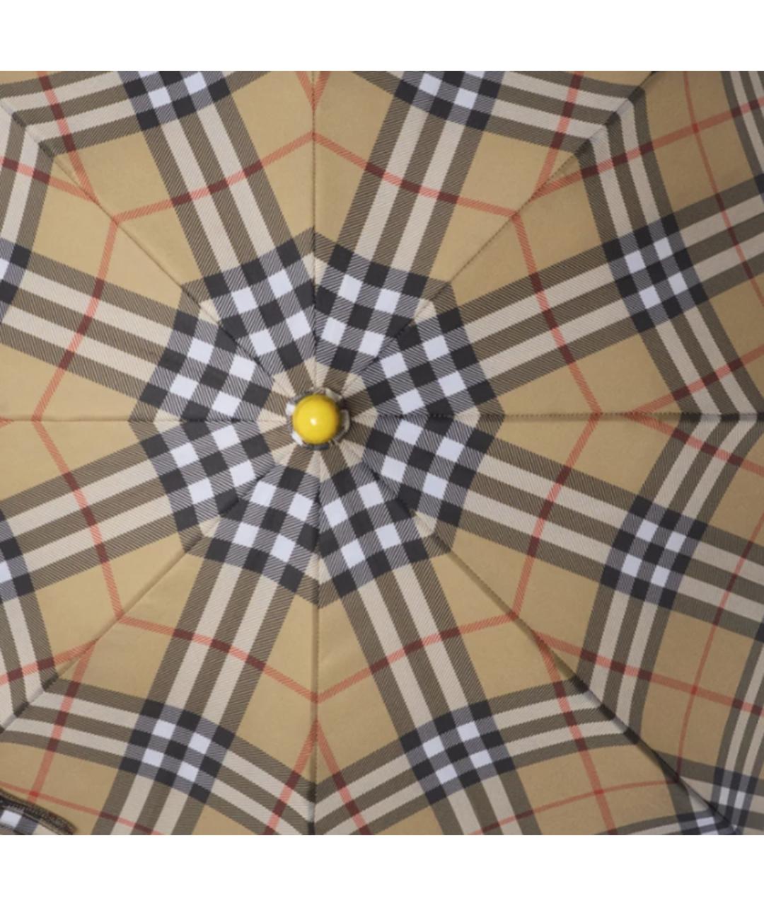 BURBERRY Бежевый зонт, фото 3