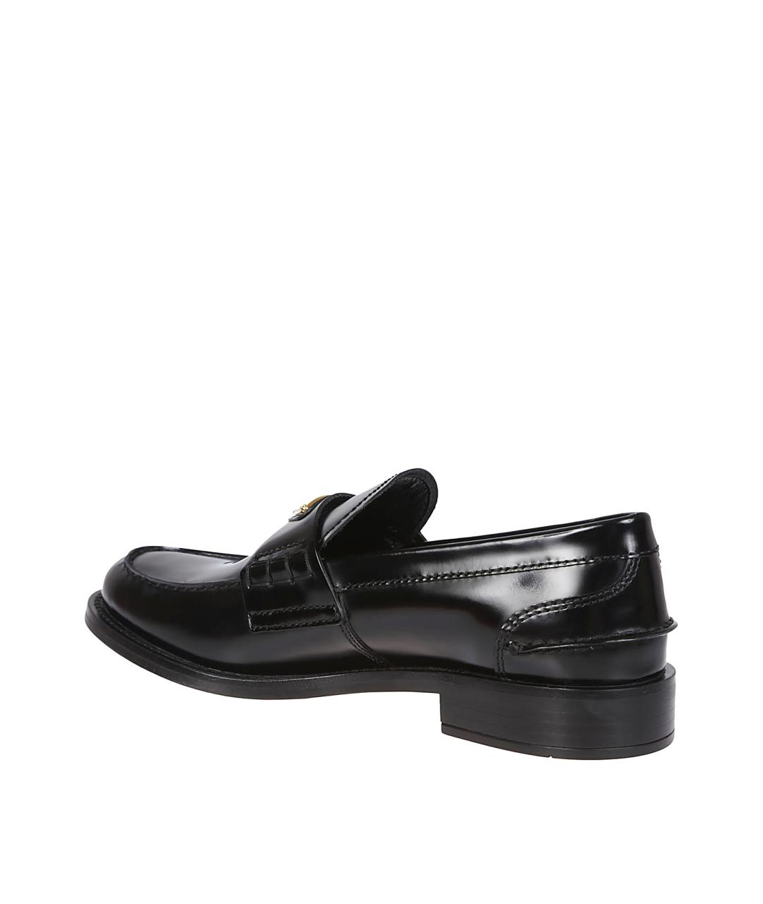 PRADA Черные кожаные лоферы, фото 3