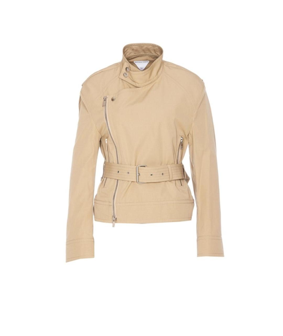 BOTTEGA VENETA Бежевая хлопковая куртка, фото 6