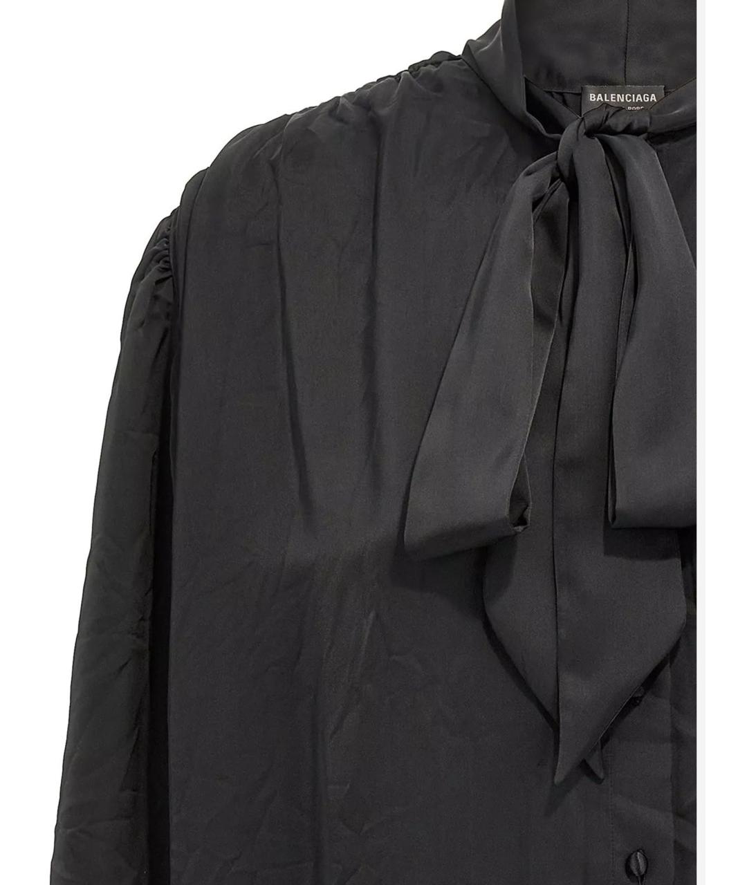 BALENCIAGA Черная блузы, фото 3