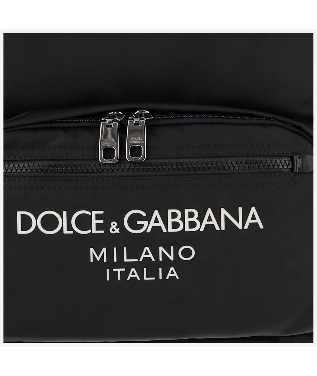 DOLCE&GABBANA Черный рюкзак, фото 4