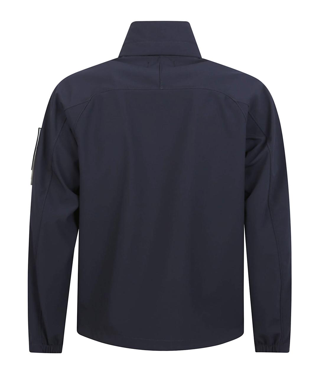 STONE ISLAND Темно-синяя полиэстеровая куртка, фото 2