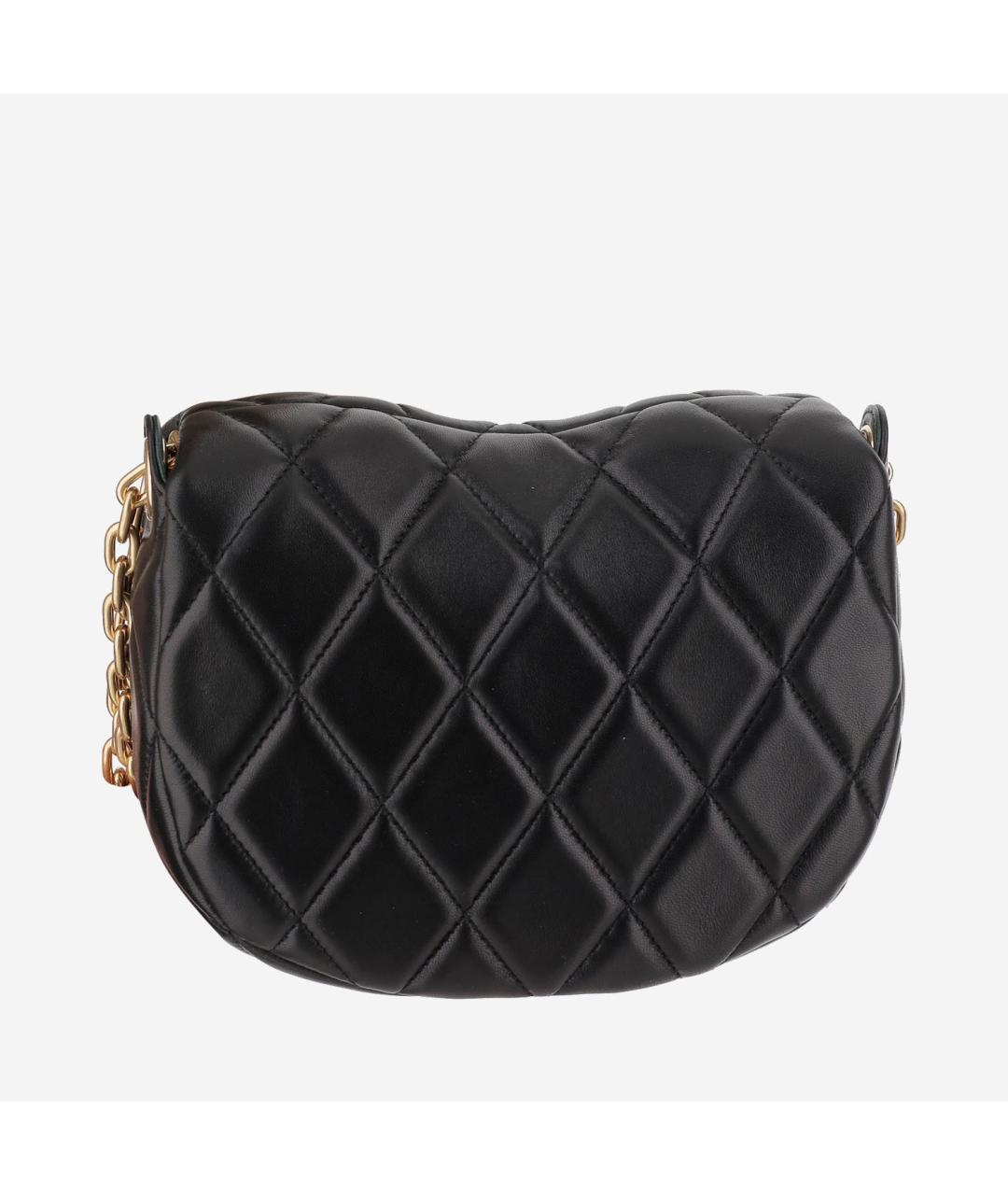 BURBERRY Черная кожаная сумка через плечо, фото 3