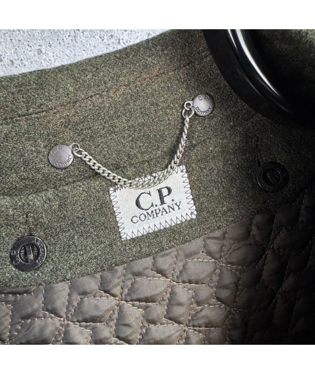 CP COMPANY Хаки шерстяная куртка, фото 3