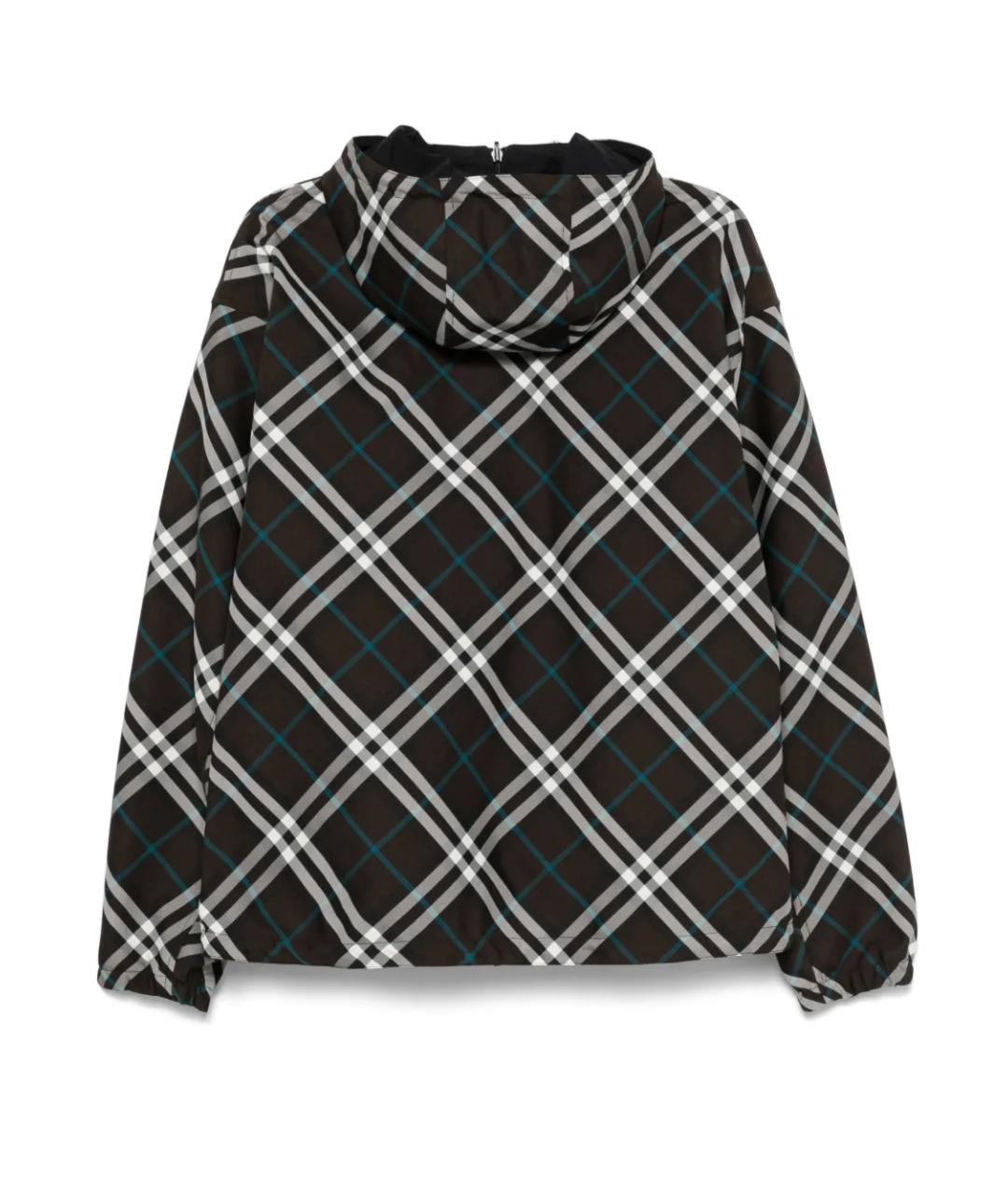 BURBERRY Коричневая полиэстеровая куртка, фото 2