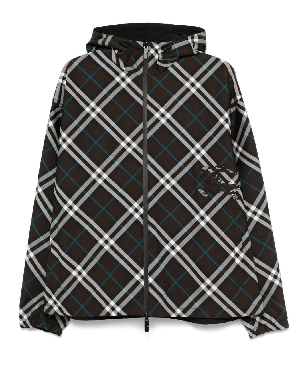 BURBERRY Коричневая полиэстеровая куртка, фото 1