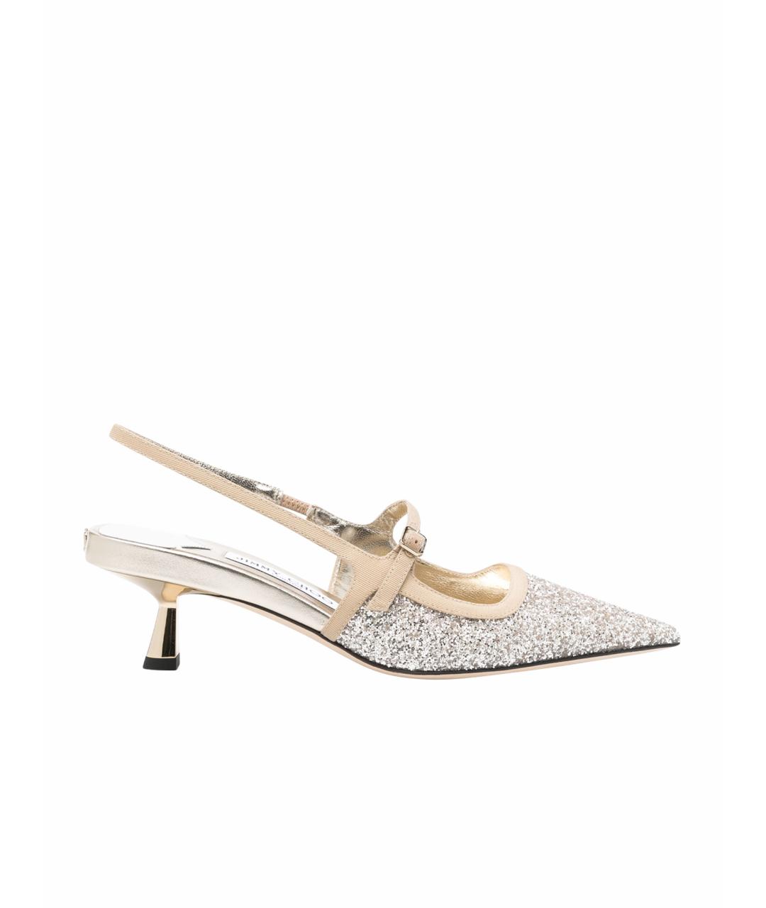 JIMMY CHOO Золотые туфли, фото 1
