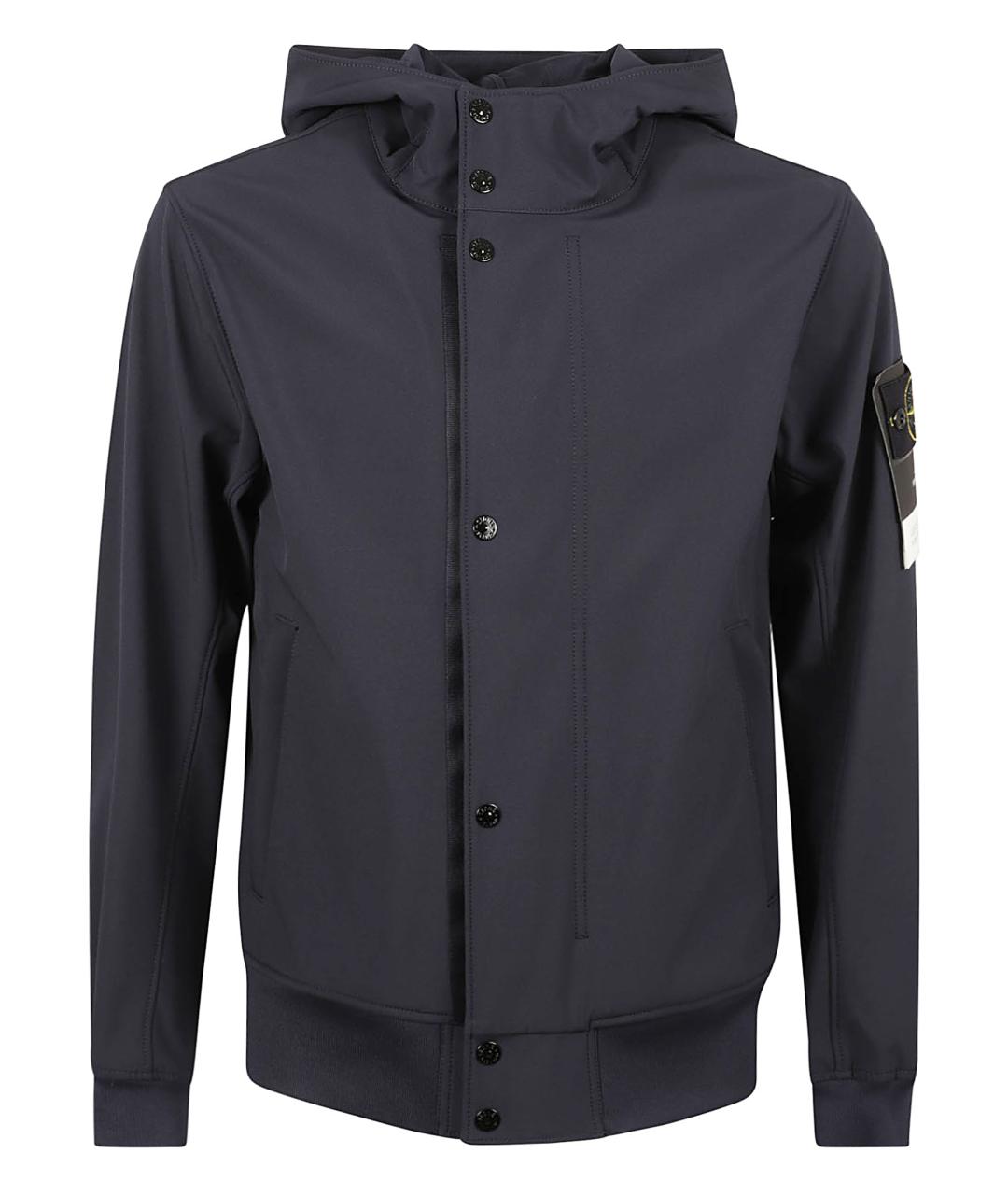 STONE ISLAND Синяя синтетическая куртка, фото 1
