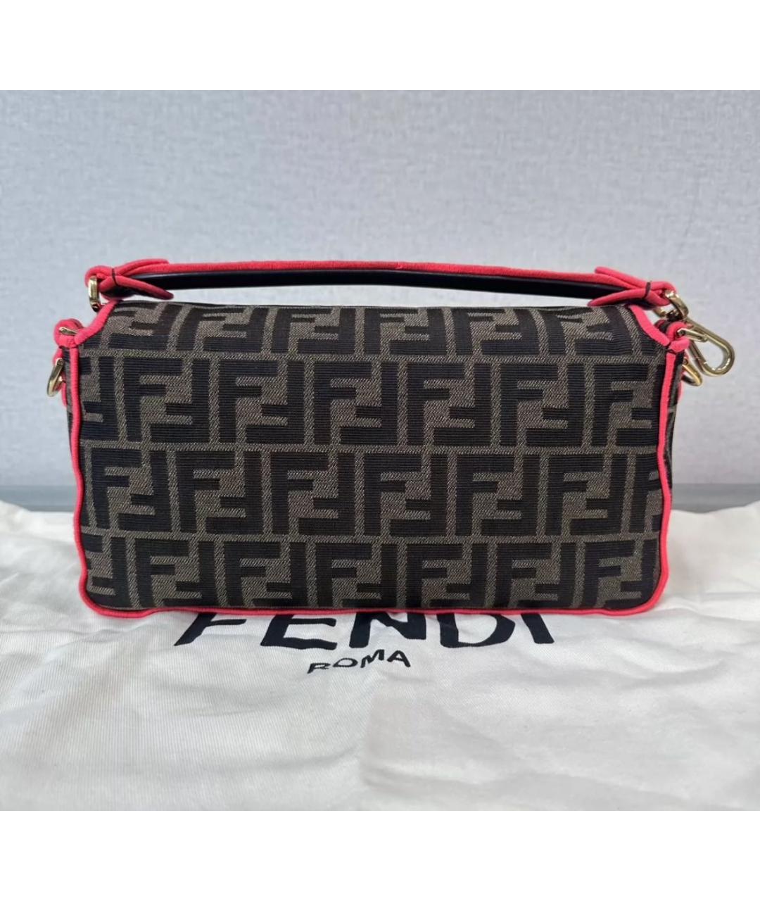 FENDI Розовая сумка через плечо, фото 3