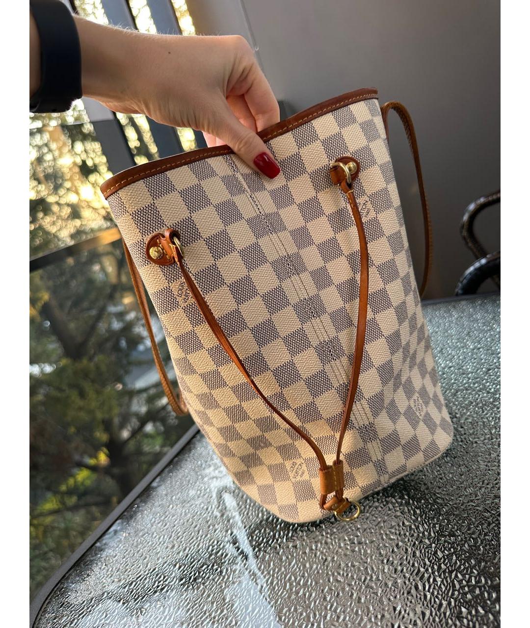 LOUIS VUITTON Белая сумка тоут, фото 2