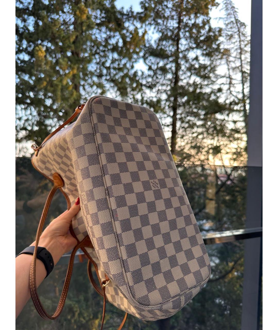 LOUIS VUITTON Белая сумка тоут, фото 5