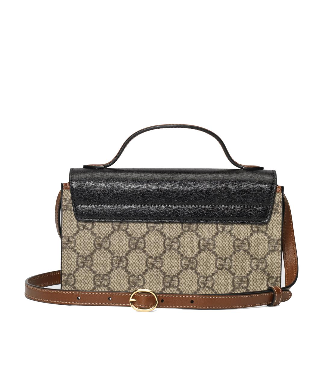 GUCCI Бежевая сумка с короткими ручками, фото 2