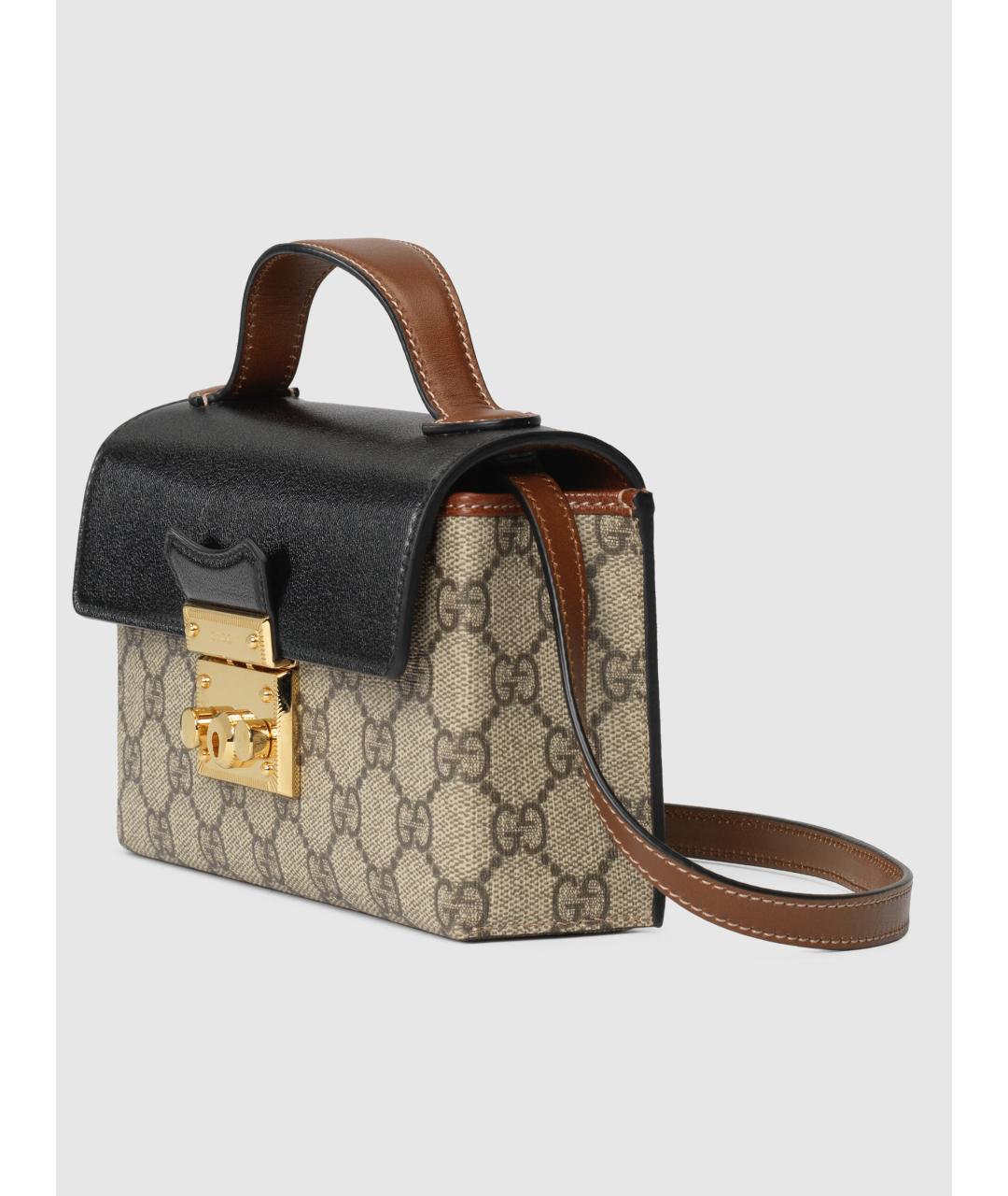 GUCCI Бежевая сумка с короткими ручками, фото 3