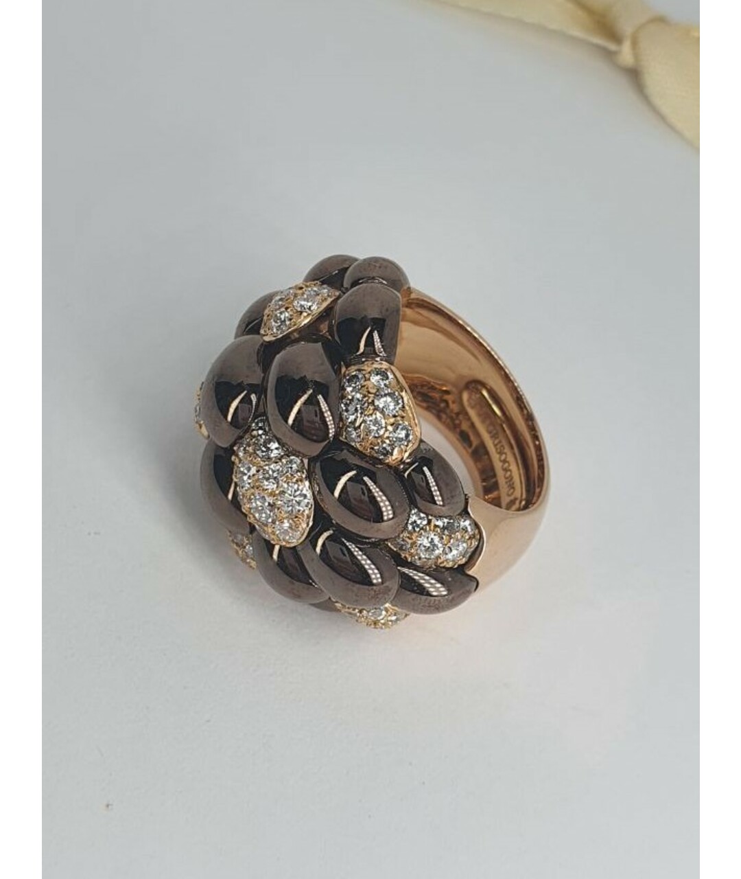 DE GRISOGONO Розовое кольцо из розового золота, фото 5