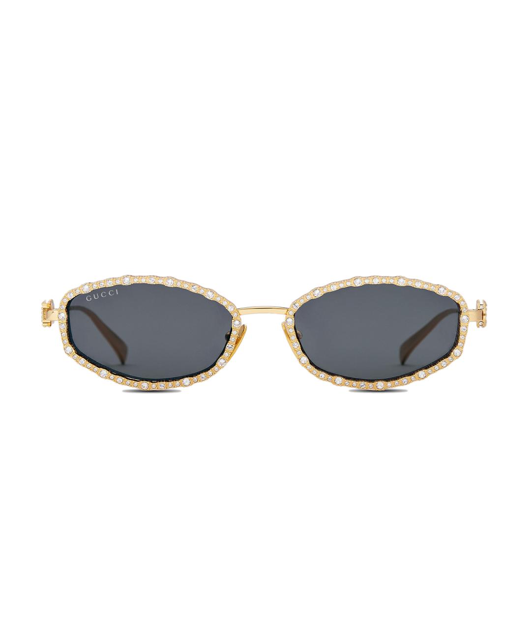 GUCCI Золотые солнцезащитные очки, фото 1