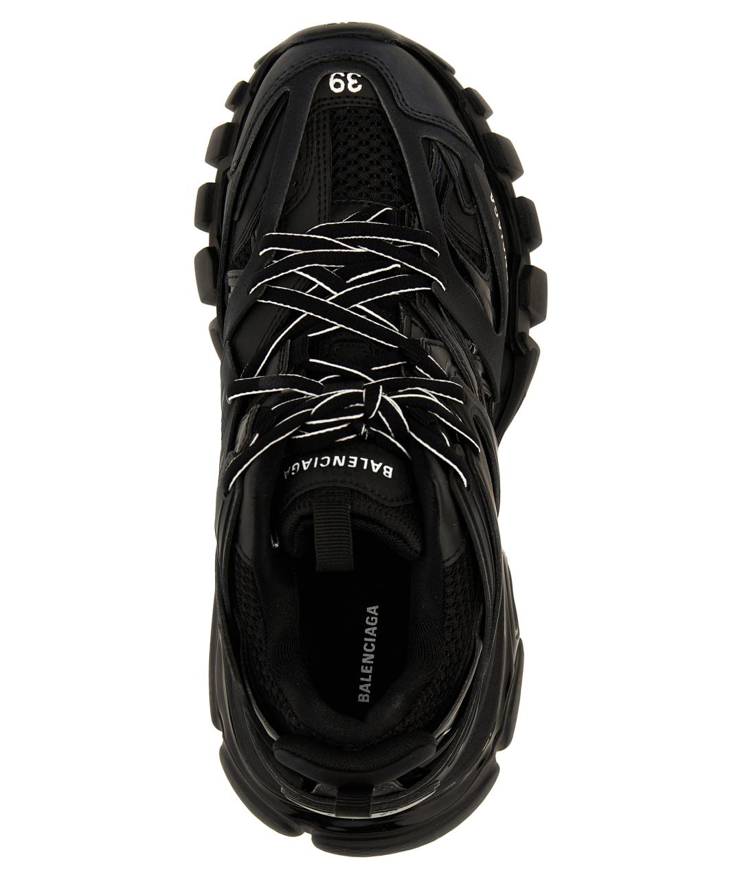 BALENCIAGA Черные низкие кроссовки / кеды, фото 3