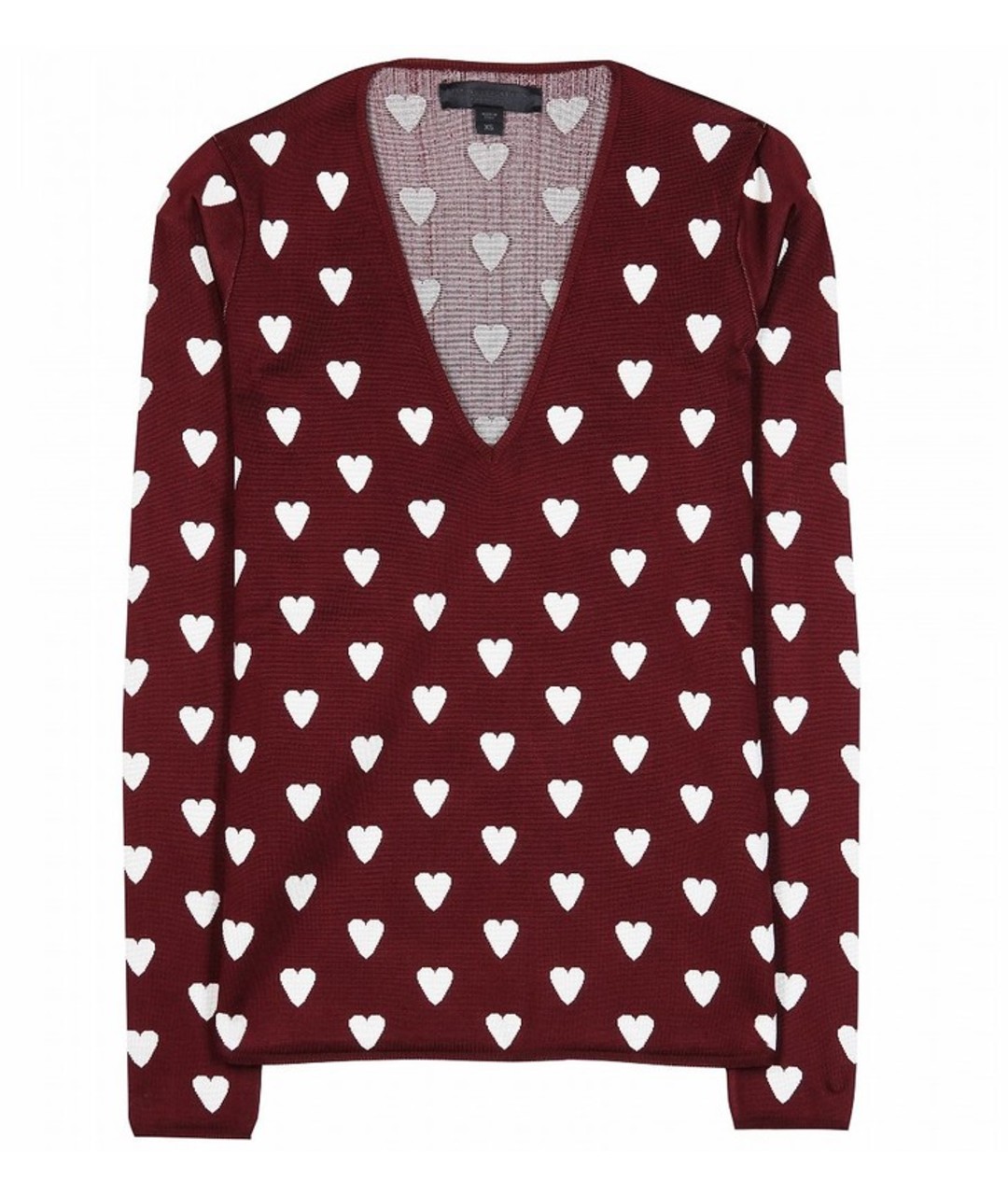 BURBERRY Бордовый шелковый джемпер / свитер, фото 1
