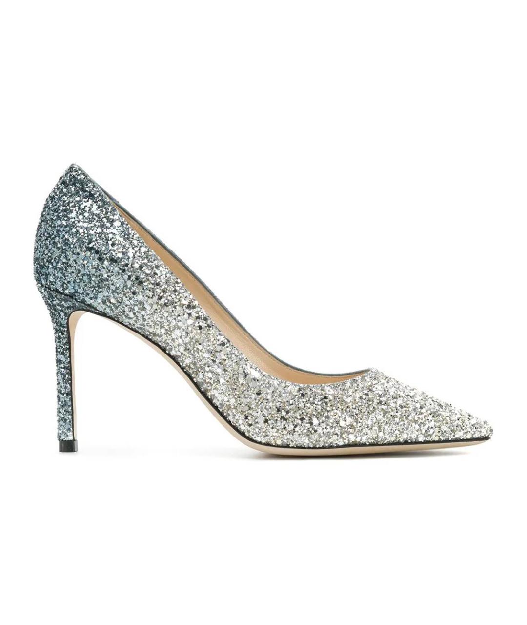 JIMMY CHOO Серебряные туфли, фото 1