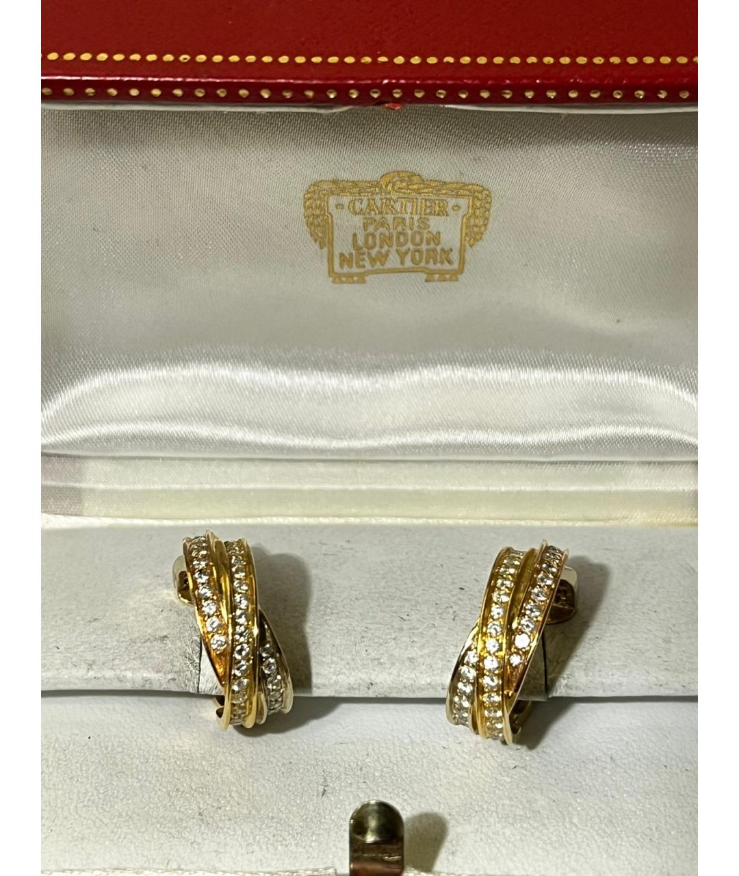 CARTIER Золотые серьги из желтого золота, фото 5