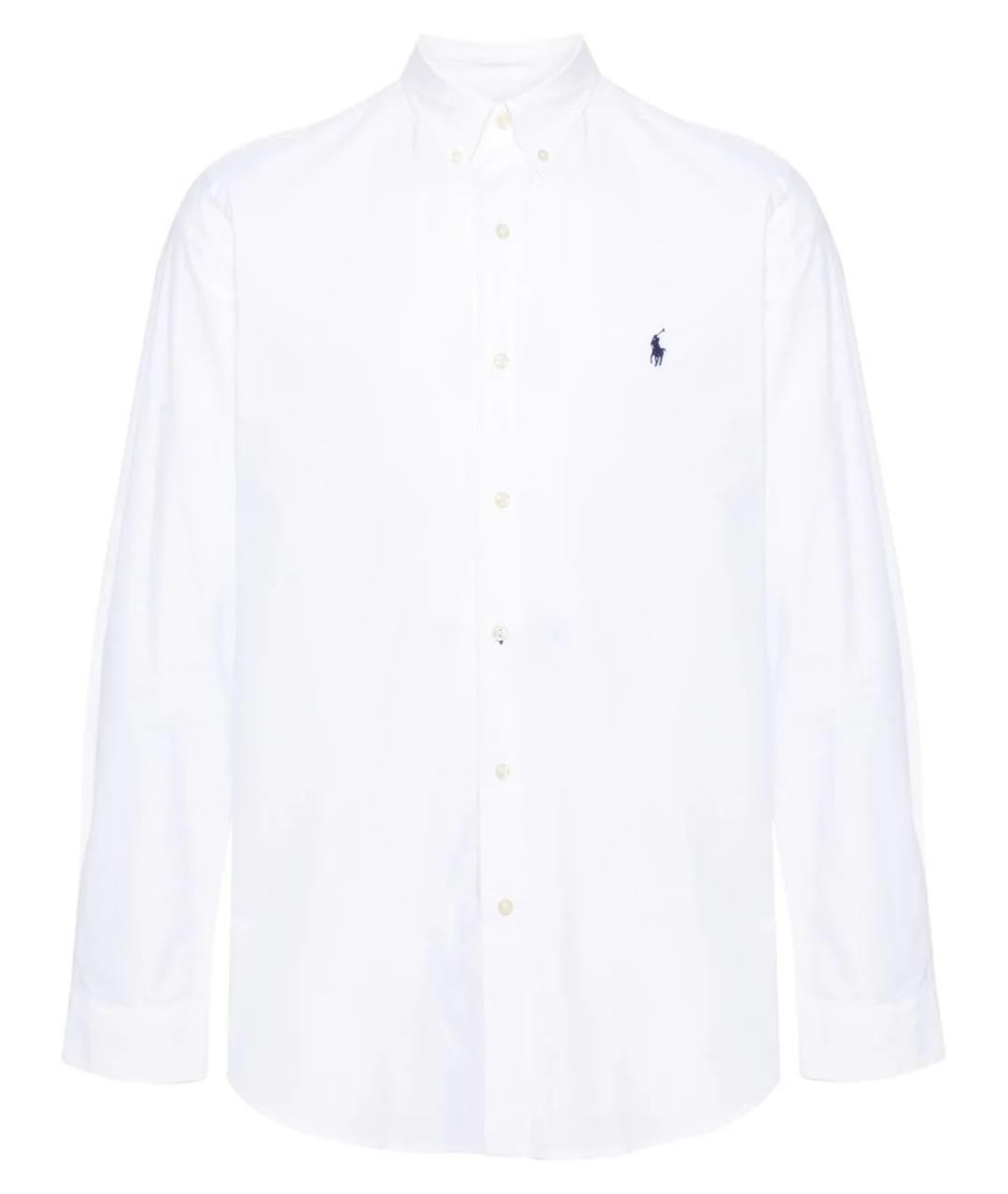 POLO RALPH LAUREN Белая хлопковая кэжуал рубашка, фото 1