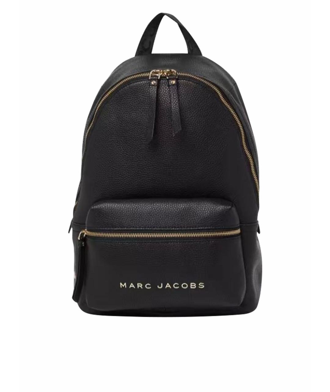 MARC JACOBS Черный кожаный рюкзак, фото 1