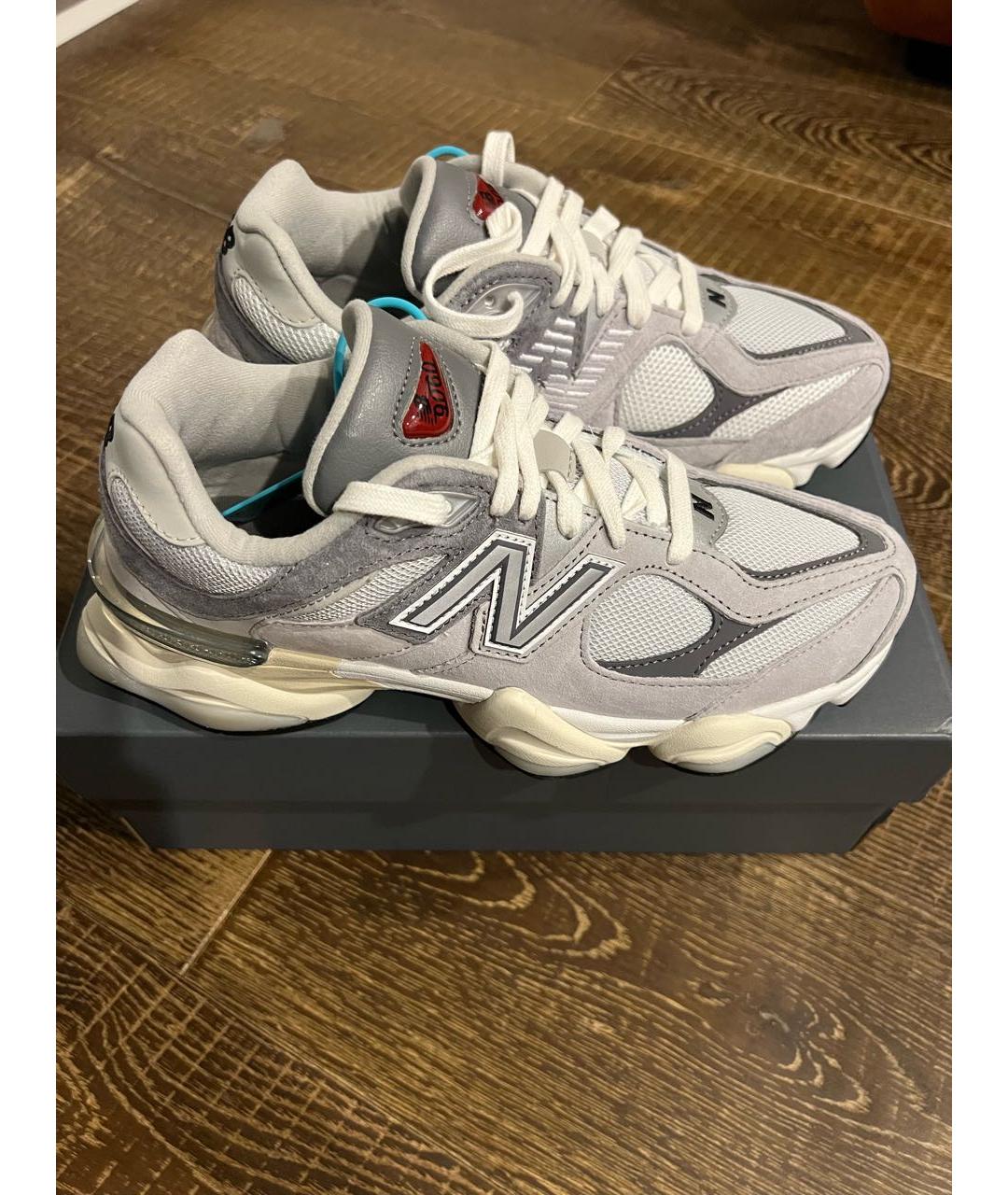 NEW BALANCE Серые замшевые кроссовки, фото 6