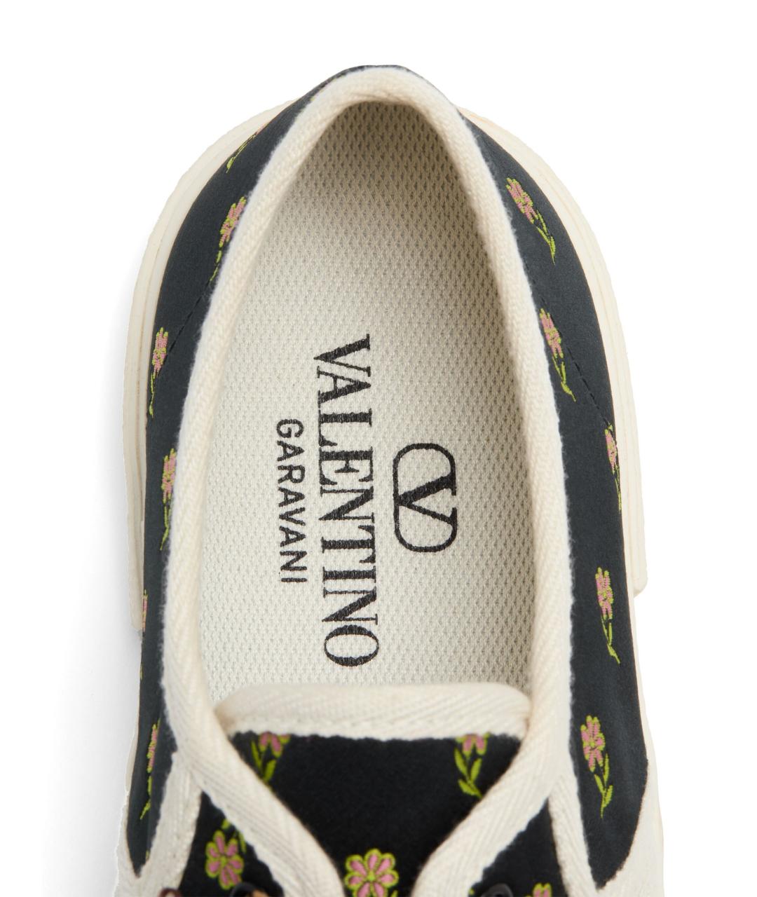 VALENTINO Черные кеды, фото 4