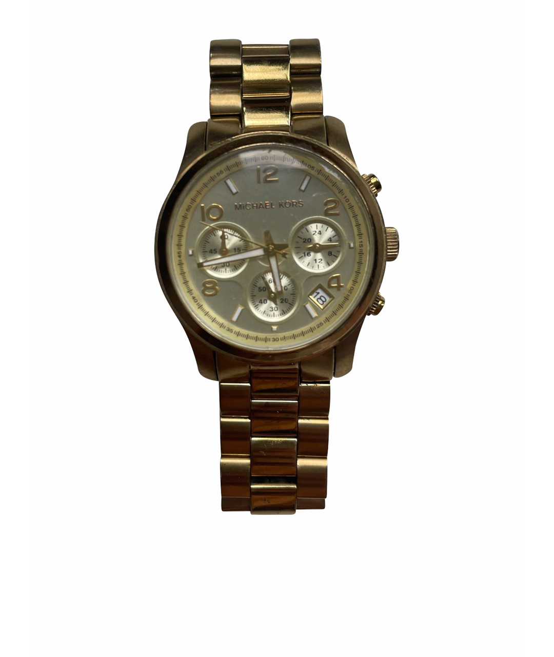 MICHAEL KORS Желтые металлические часы, фото 1