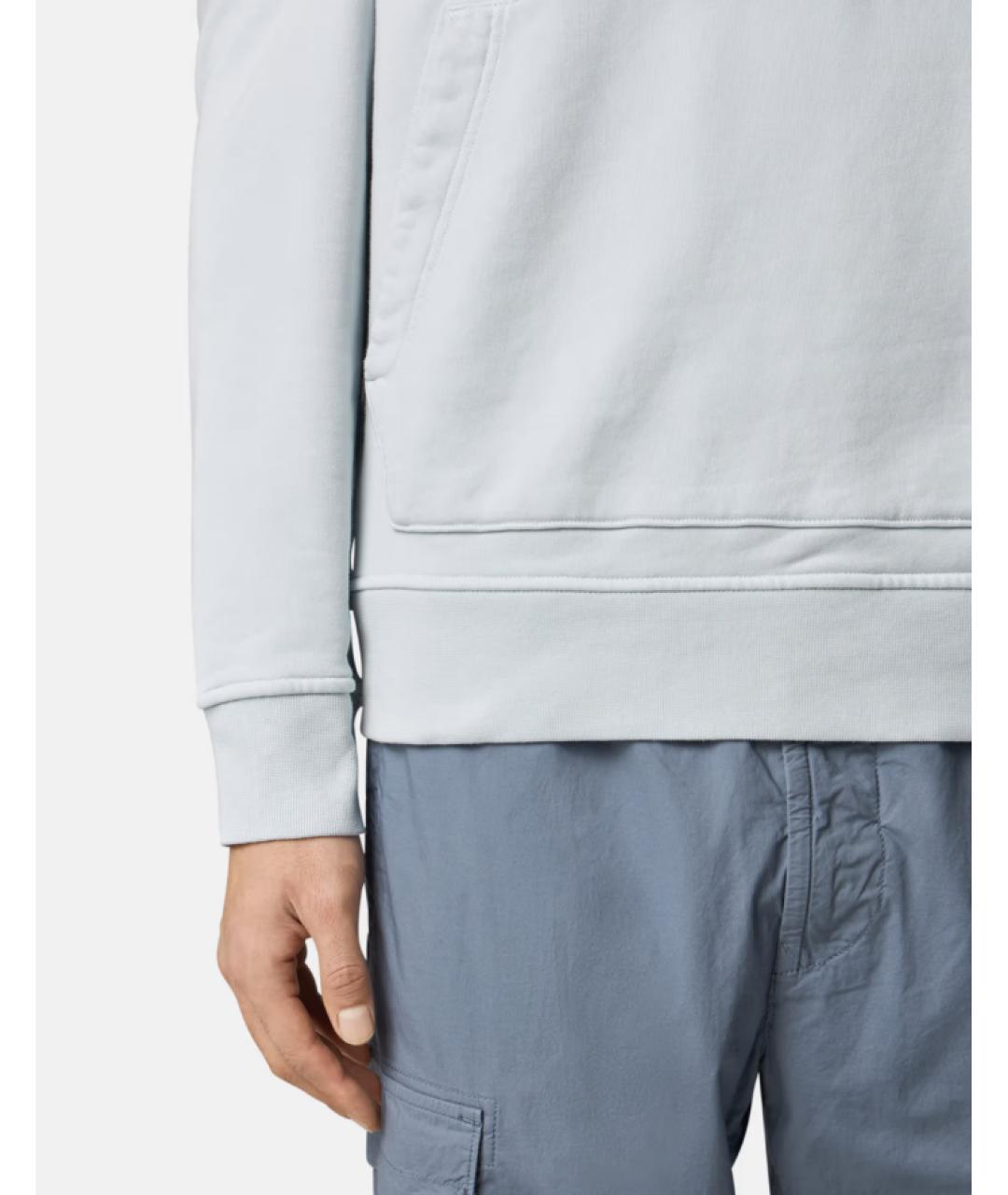 STONE ISLAND Серый хлопковый джемпер / свитер, фото 5
