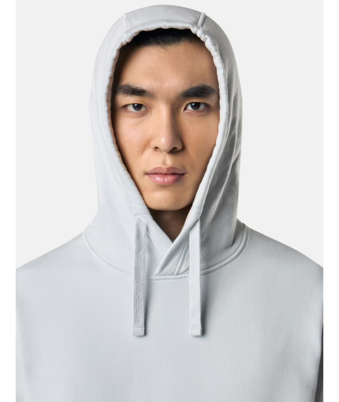 STONE ISLAND Серый хлопковый джемпер / свитер, фото 3