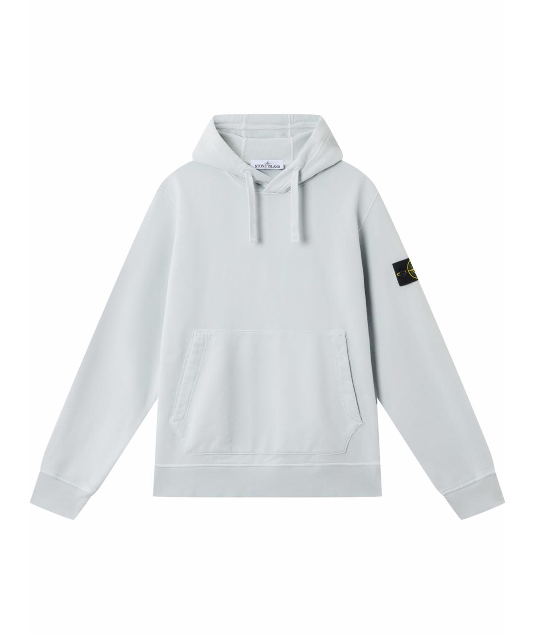 STONE ISLAND Серый хлопковый джемпер / свитер, фото 1