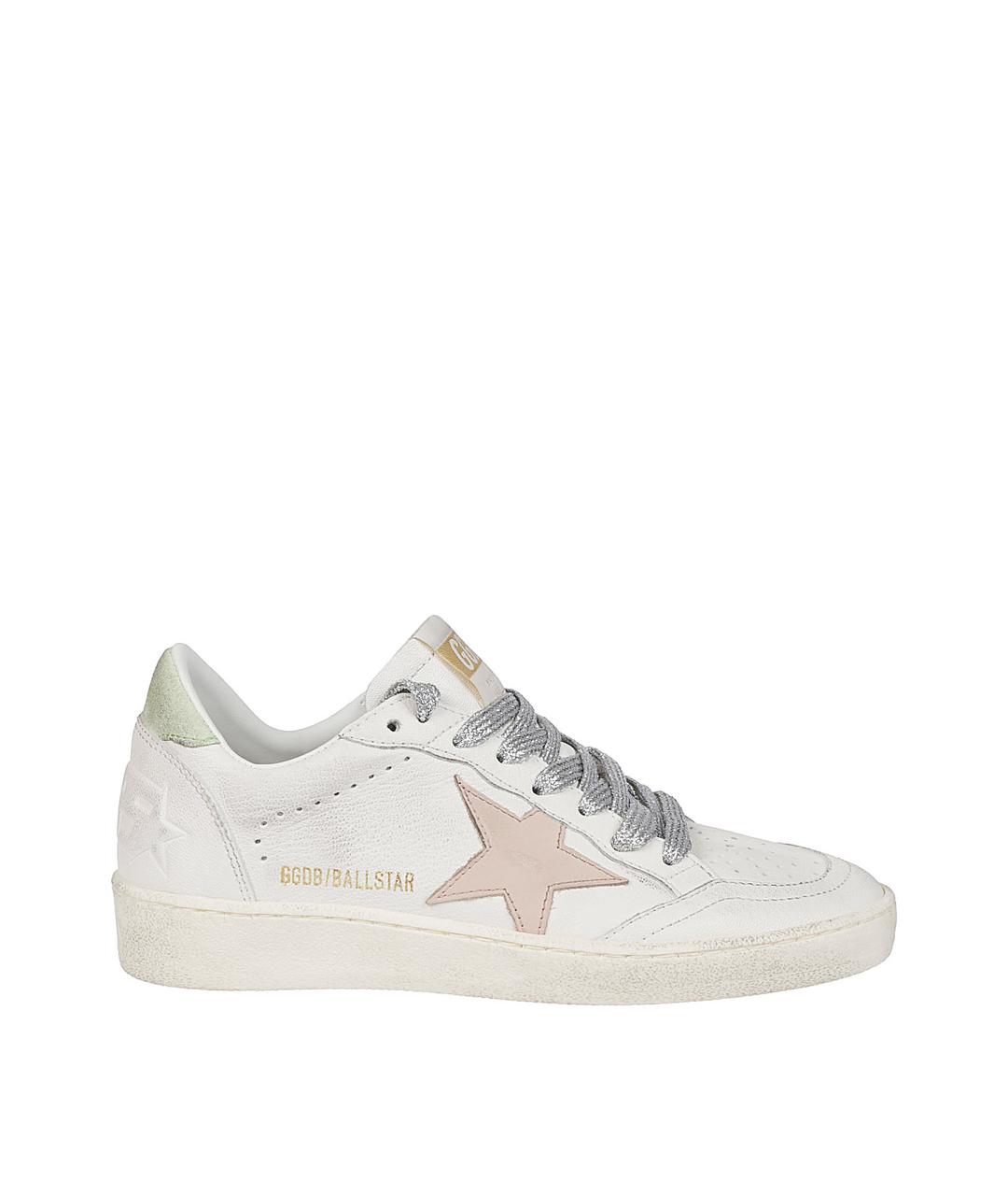 GOLDEN GOOSE DELUXE BRAND Белые кожаные кеды, фото 1