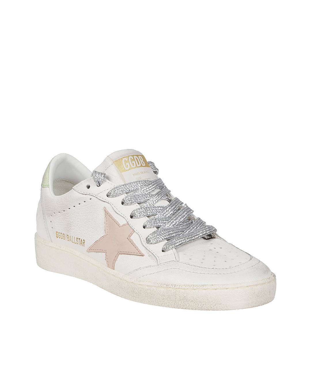 GOLDEN GOOSE DELUXE BRAND Белые кожаные кеды, фото 2