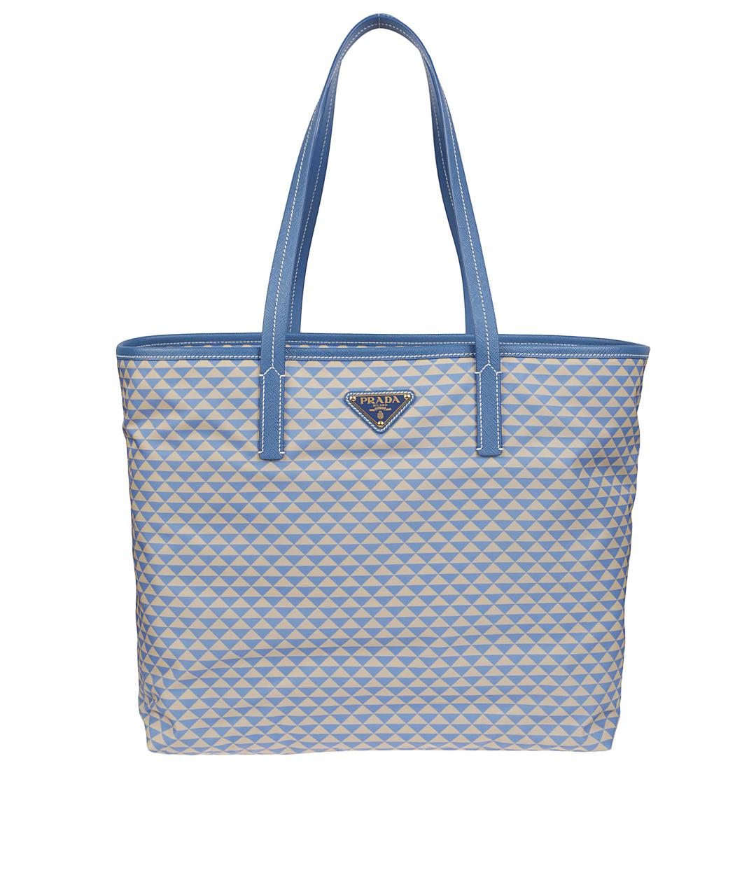 PRADA Голубая сумка тоут, фото 1